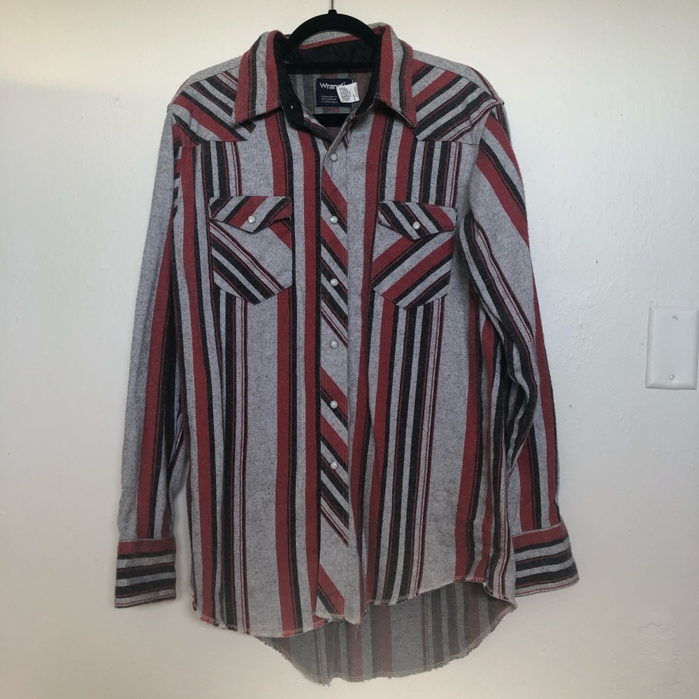Wrangler Pearl Snap Flannel